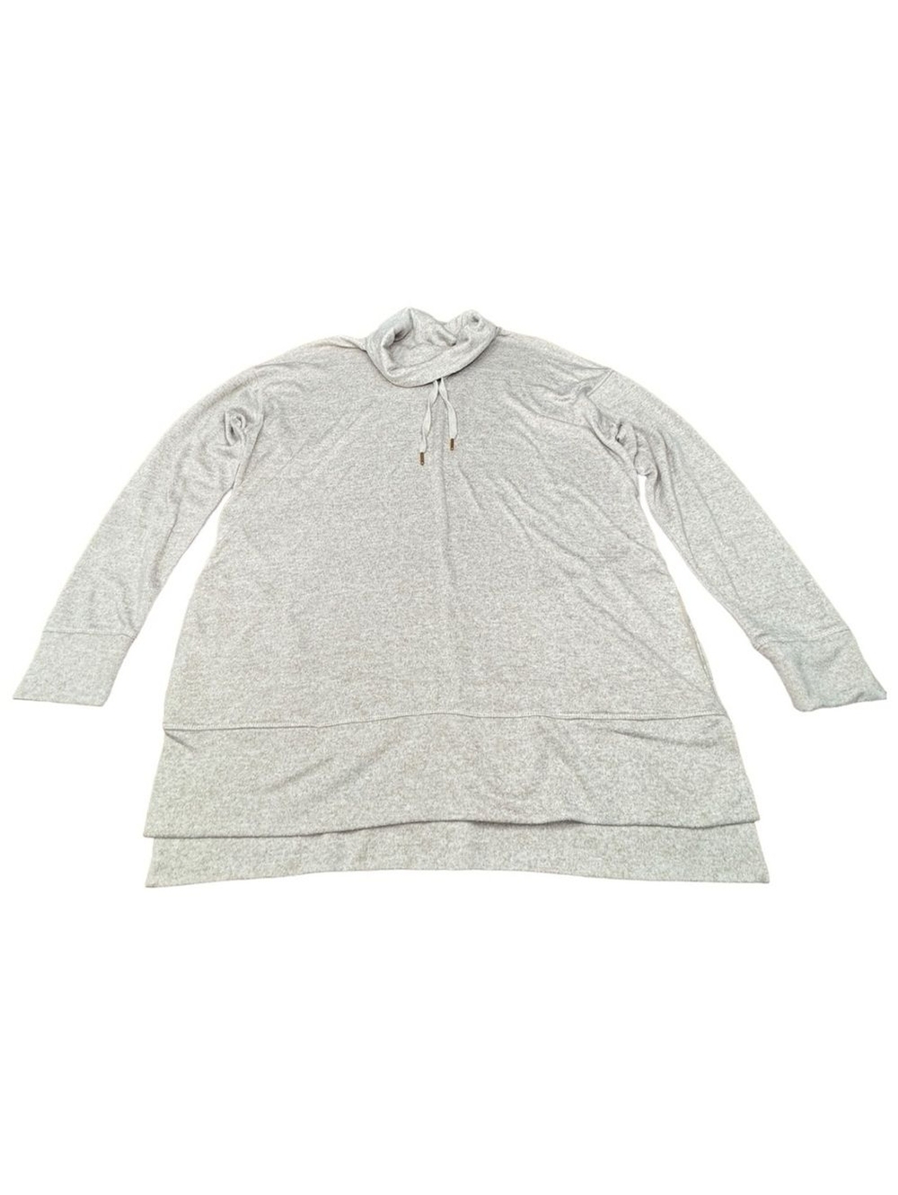 Old Navy Soft Heathered Beige Turtleneck Long Sleeve Athleisure Women’s XLT